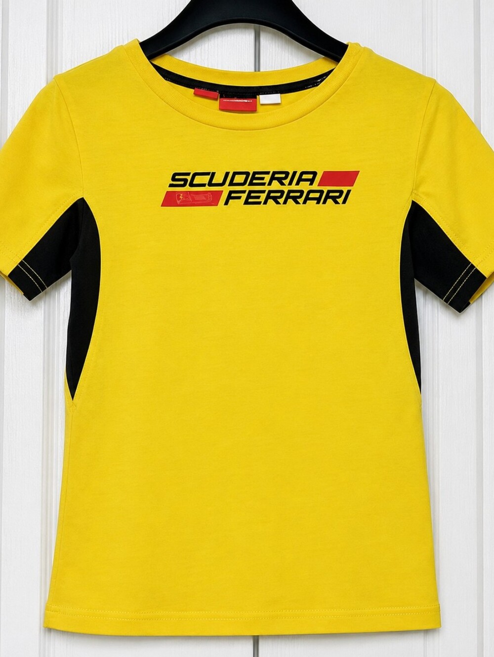 Puma Scuderia Ferrari Kids Tee | Size 4T | Yellow Racing Shirt